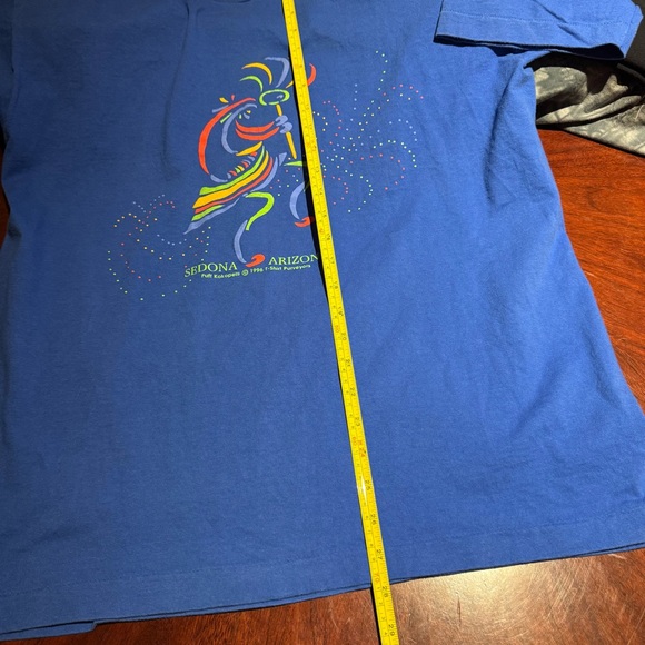 1996 Puff Kokopelli Sedona Arizona Blue shirt Size XL - Picture 7 of 7